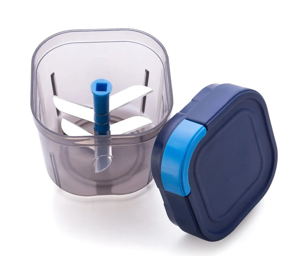 UT-1004 SQUARE CHOPPER 1100 ML, Color Blue