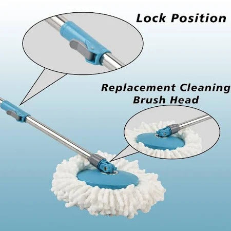 UT-1123 Home Extendable Handle Plastic Spin Mop Bucket