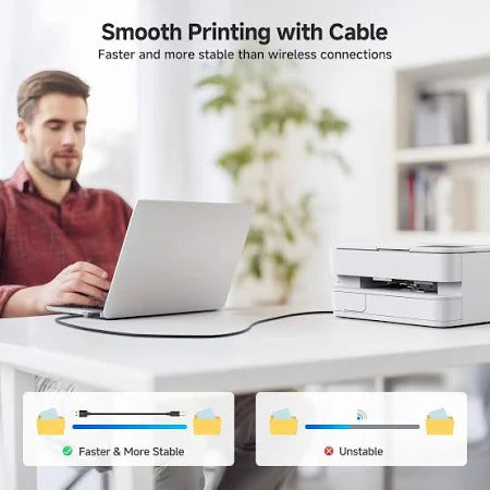 (ELE) UT-1016 USB-C to USB-B Printer Cable