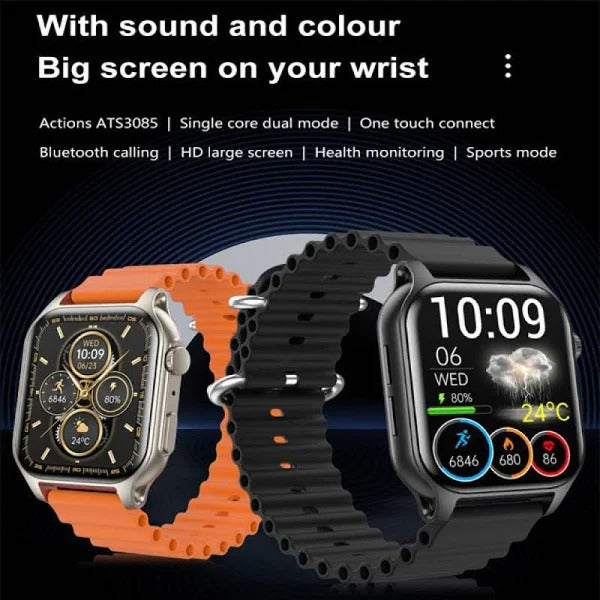 (ELE) UT-1029 TW8 ULTRA SMART WATCH
