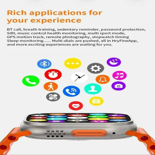 (ELE) UT-1029 TW8 ULTRA SMART WATCH