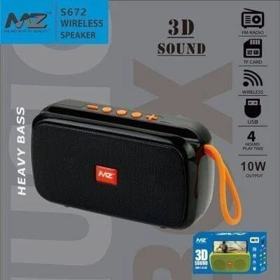(ELE) UT-1062 ππ SUPER SOUND MZ S672 BLUETOOTH SPEAKER ππ "Color as per availability"