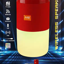(ELE) UT-1064 ππ SUPER SOUND MZ S7 COLOR FULL LIGHT BLUETOOTH SPEAKER ππ "Color as per availability"