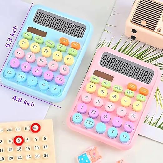 (ELE) UT-1086   COLORFUL KEY STYLES SMART CALCULATOR