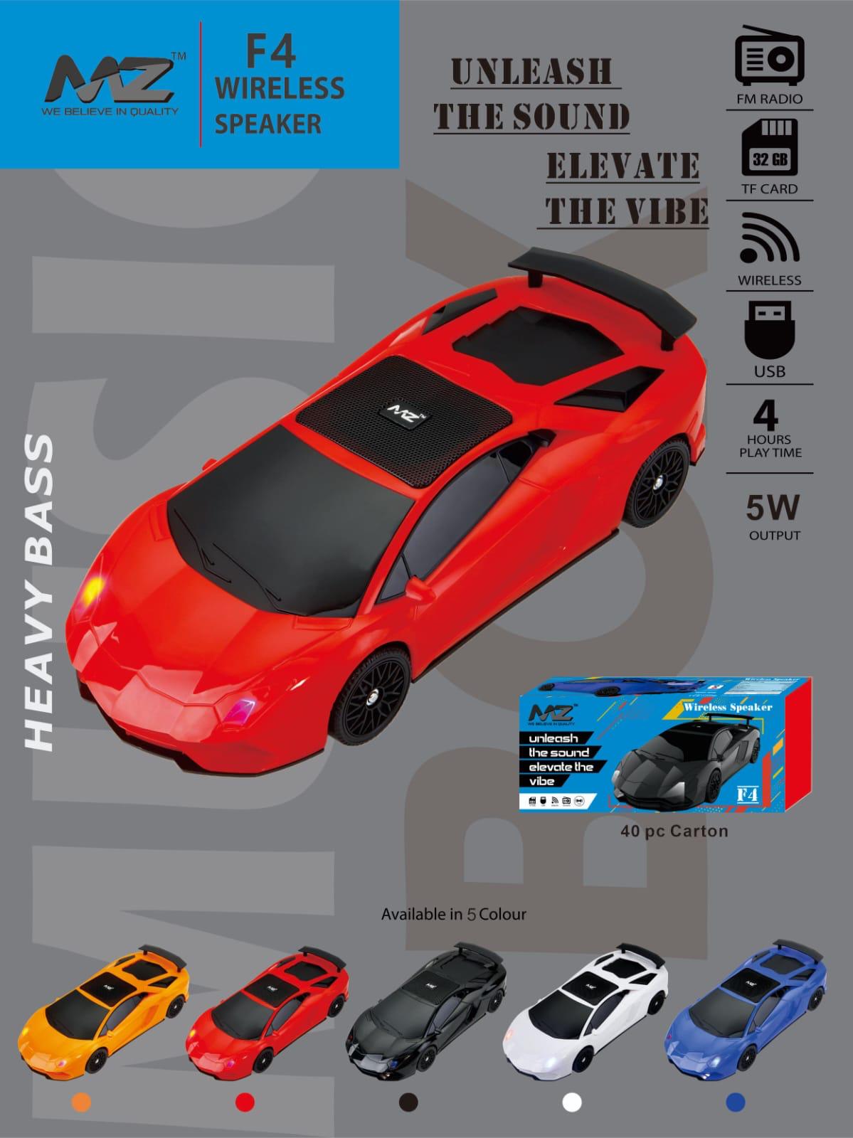 (ELE) UT-1041   🔊🔊 SUPER SOUND LONG LIFE MZ F4 CAR BLUETOOTH SPEAKER 🔊🔊 "Color as per availability"