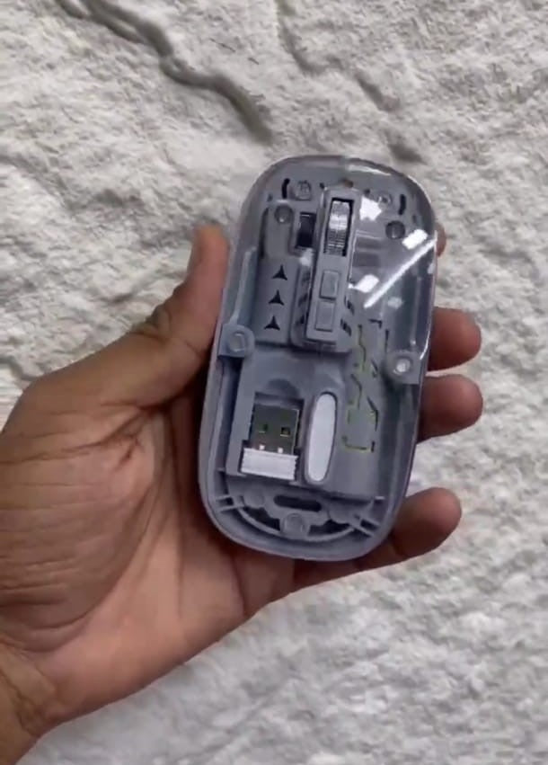 (ELE) UT-1080   TRANSPARENT MOUSE (WIRELESS)