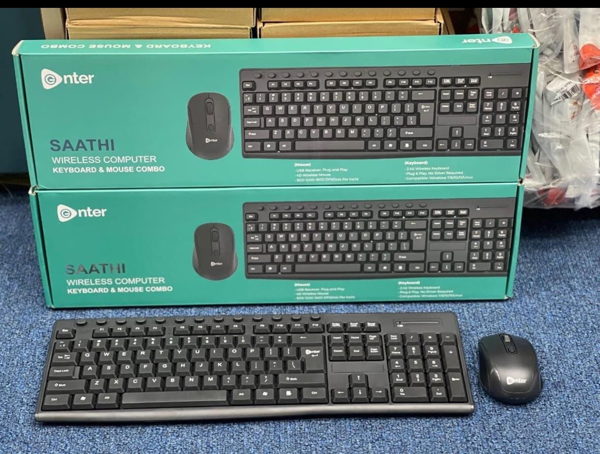 (ELE) UT-1076    ENTER SAATHI WIRELESS KEYBOARD + FREE Mouse