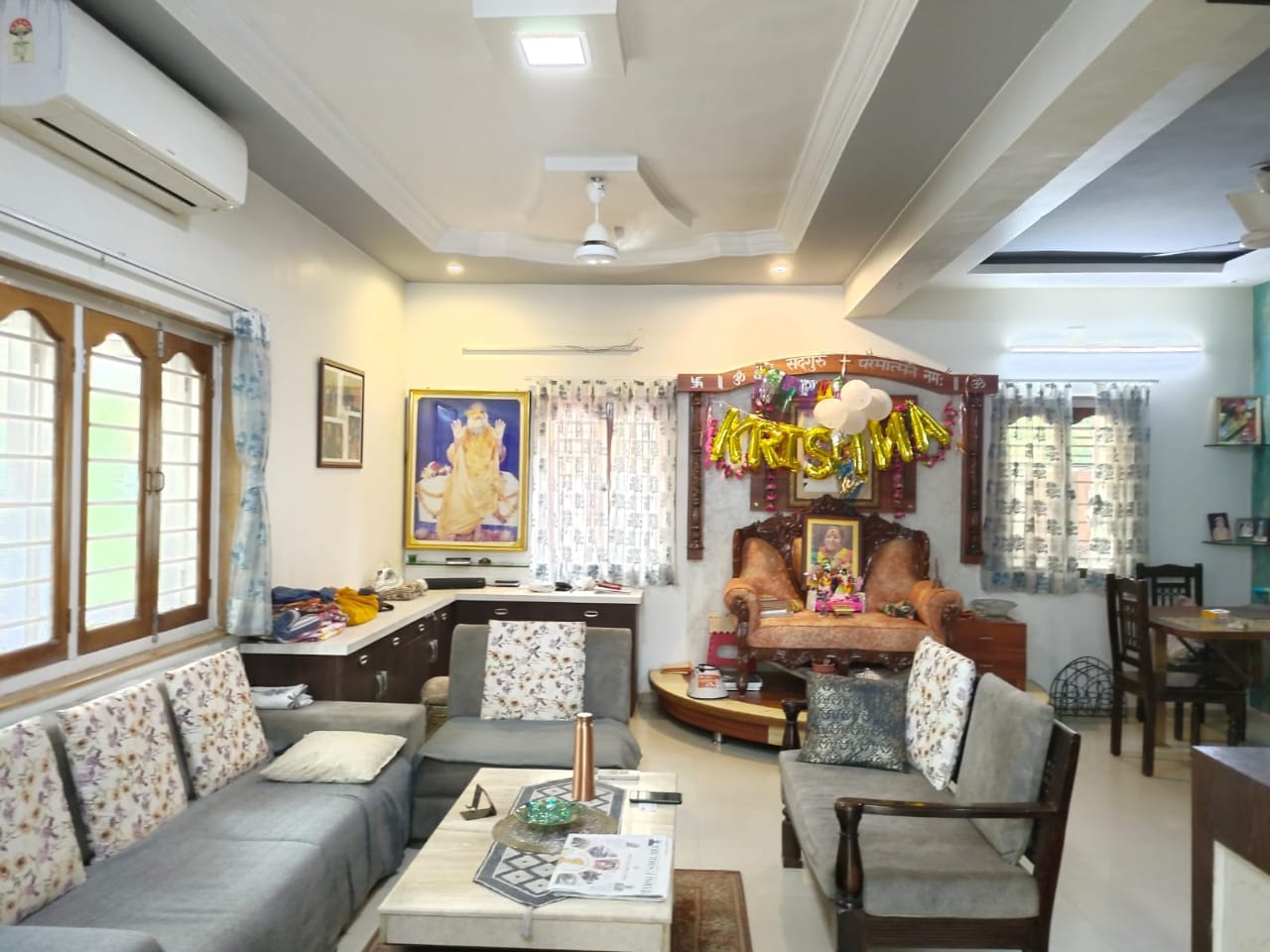 JR1023 - મોટેરા (અમદાવાદ) ખાતે 319 Sq. Yards નો Fully Furnished Bungalow વેચાણ માટે — Private Garden અને Terrace Garden સાથે