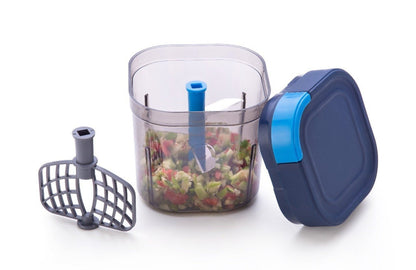 UT-1004 SQUARE CHOPPER 1100 ML, Color Blue