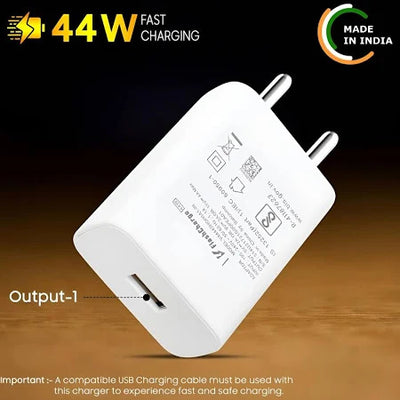 (ELE) UT-1004   ⚡⚡ 44W SUPERFAST CHARGER ADAPTER ⚡⚡