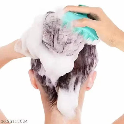 UT-1109   Hair Scalp Massager Shampoo Brush |Hair Washing Brush Silicone Head for Body Massager Brush