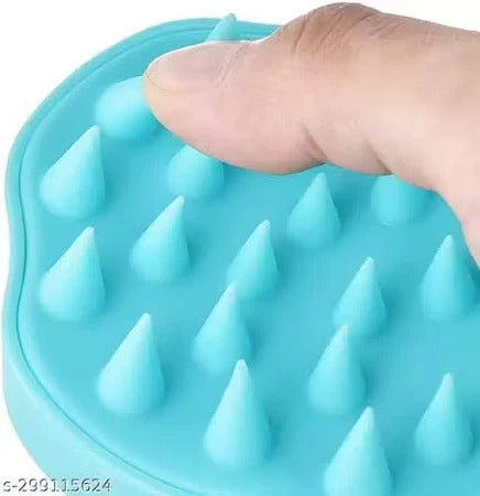 UT-1109   Hair Scalp Massager Shampoo Brush |Hair Washing Brush Silicone Head for Body Massager Brush