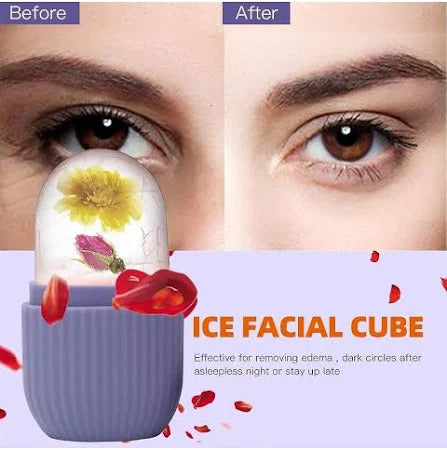 UT-1110   Ice Roller Face and Eye Facial Beauty Ice Roller Skin Care Tools Ice Facial Cube Face Massager