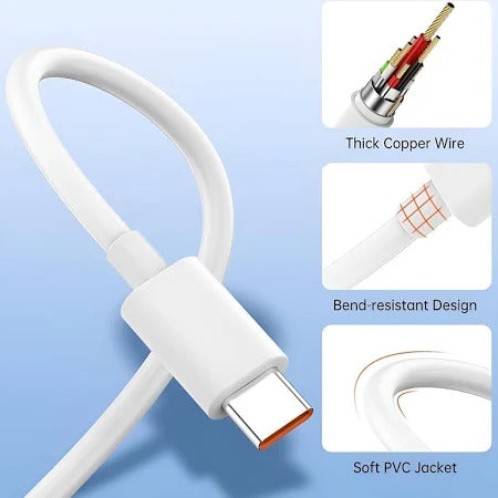 (ELE) UT-1011   ⚡⚡ SUPER FAST 120W (1.5 MTR) CHARGING CABLE ⚡⚡