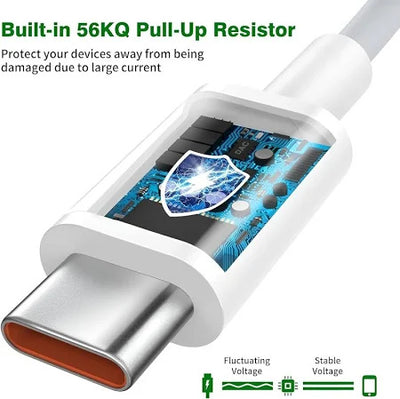 (ELE) UT-1011   ⚡⚡ SUPER FAST 120W (1.5 MTR) CHARGING CABLE ⚡⚡