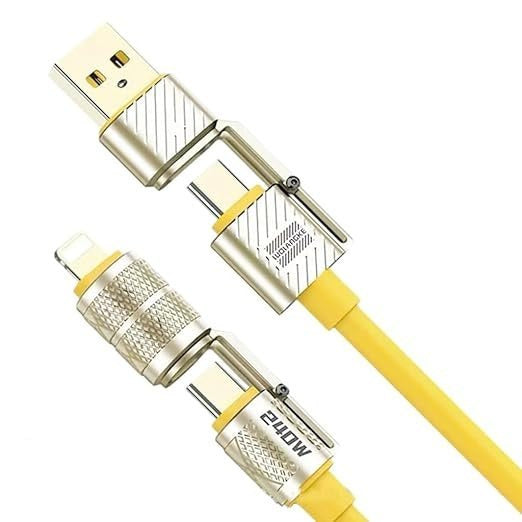 (ELE) UT-1012   ⚡⚡ SUPER FAST HIGH SPEED 240W 4 in 1 Data Cable ⚡⚡