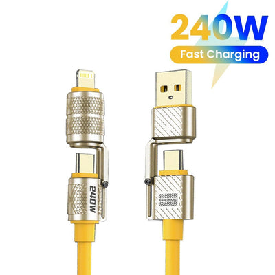 (ELE) UT-1012   ⚡⚡ SUPER FAST HIGH SPEED 240W 4 in 1 Data Cable ⚡⚡