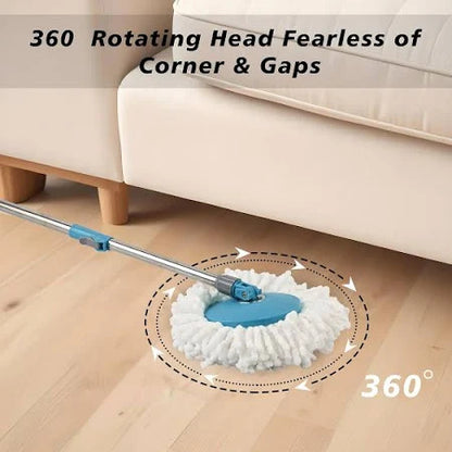 UT-1123 Home Extendable Handle Plastic Spin Mop Bucket