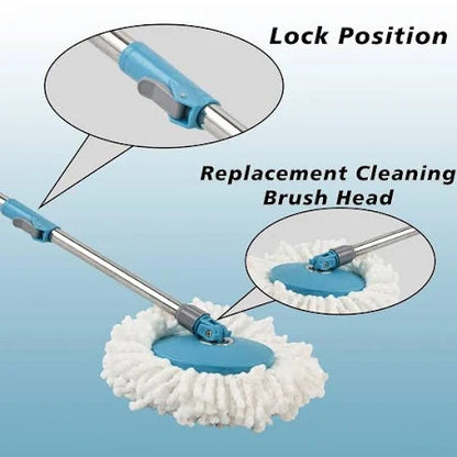 UT-1123 Home Extendable Handle Plastic Spin Mop Bucket