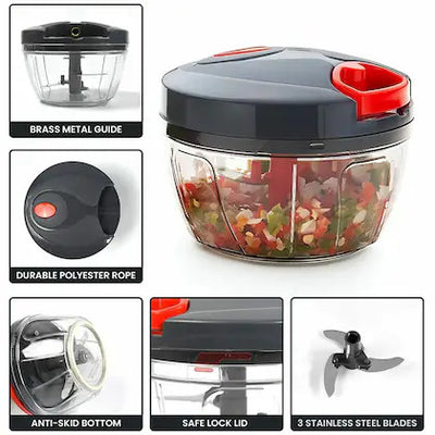 UT-1001 CHOPPER 450 ML, Color Black