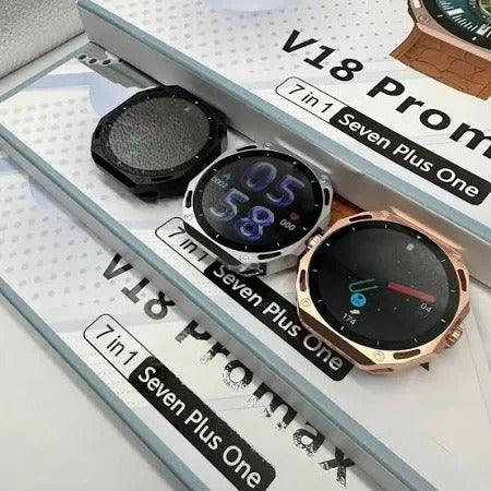 (ELE) UT-1032    V18 PRO AMOLED SMART WATCH "Color as per availability"