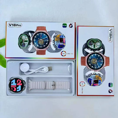 (ELE) UT-1032    V18 PRO AMOLED SMART WATCH "Color as per availability"