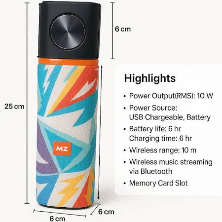 (ELE) UT-1050   🔊🔊 SUPER SOUND MZ M38VP PRO BLUETOOTH SPEAKER 🔊🔊 "Color as per availability"