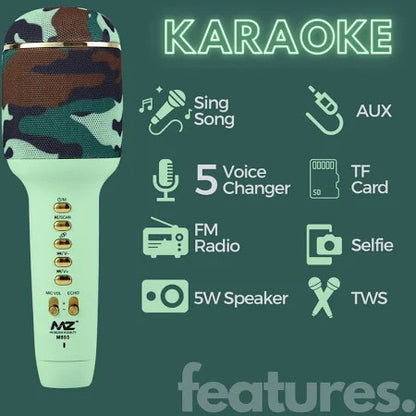 (ELE) UT-1060    🔊🎵🎤 MZ M803 (Karaoke MIC with Speaker) 🔊🎵🎤  "Color as per availability"