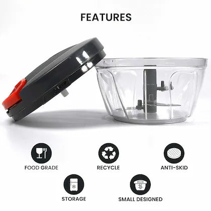 UT-1001 CHOPPER 450 ML, Color Black
