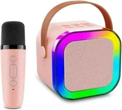 (ELE) UT-1068     🔊🎵🎤  K12 Wireless Karaoke Dual Mic Speaker 🔊🎵🎤 "Color as per availability"