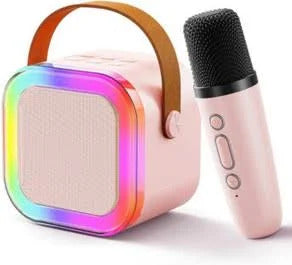 (ELE) UT-1068     🔊🎵🎤  K12 Wireless Karaoke Dual Mic Speaker 🔊🎵🎤 "Color as per availability"
