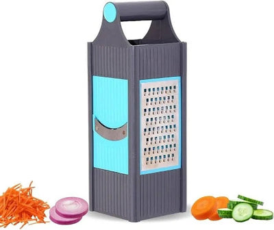 UT-1012  4 in 1 Plastic Vegetable and Fruit Grater and Slicer for Kitchen Vegetable & Fruit Chopper  (Slicer and Grater with 4 different blade)