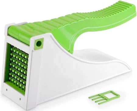 UT-1014 Hosue Decore Potato Slicer and Dicer, Chopper Potato Chipser French Fries Chips Maker Machine Vegetable Cutter Kitchen Tool & Accessories Unbreakbale - Green